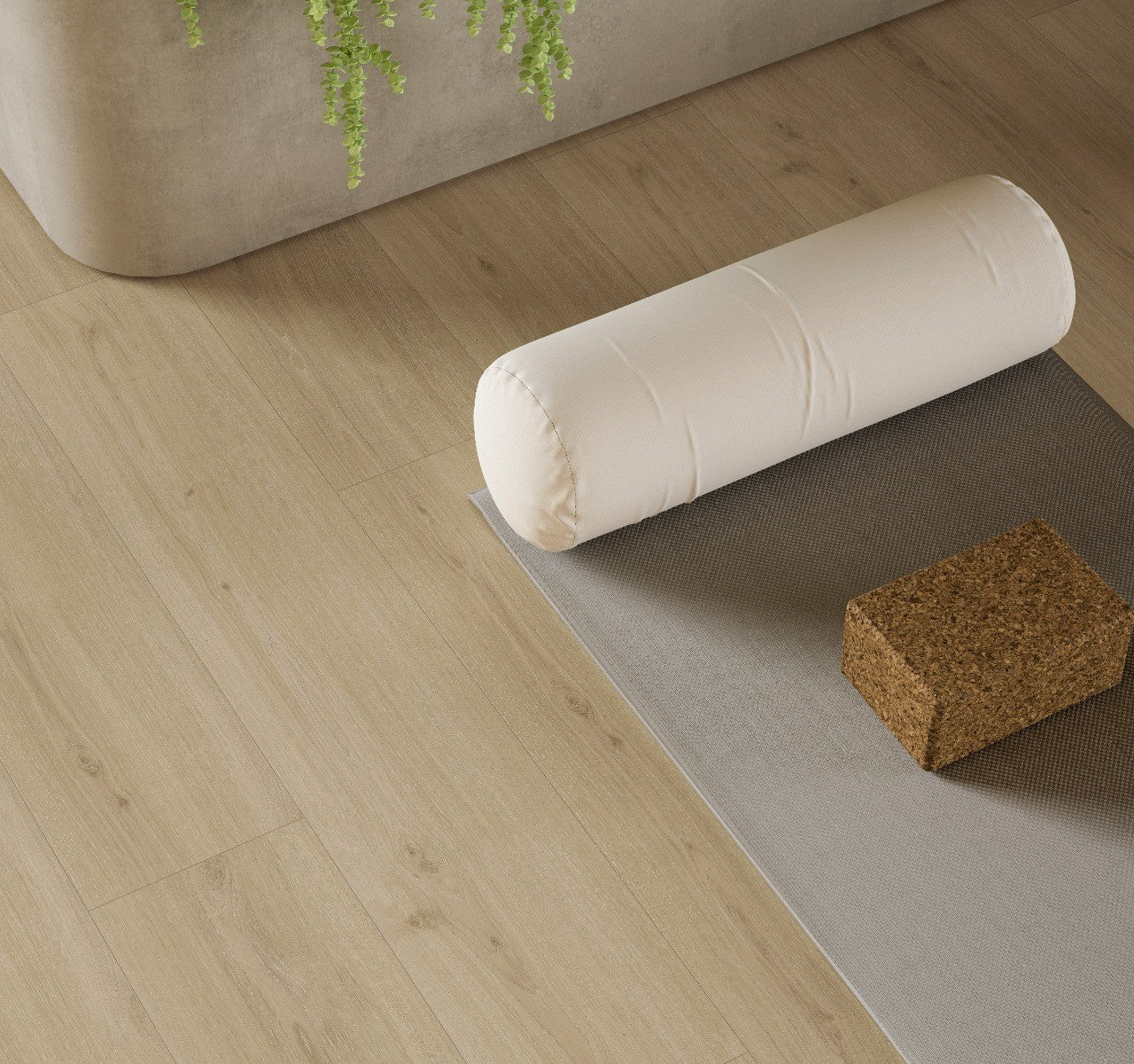 Designvloer Vinyl Basic 5.3 Eiken Regent beige Eleganz struc. landhuis v-kant