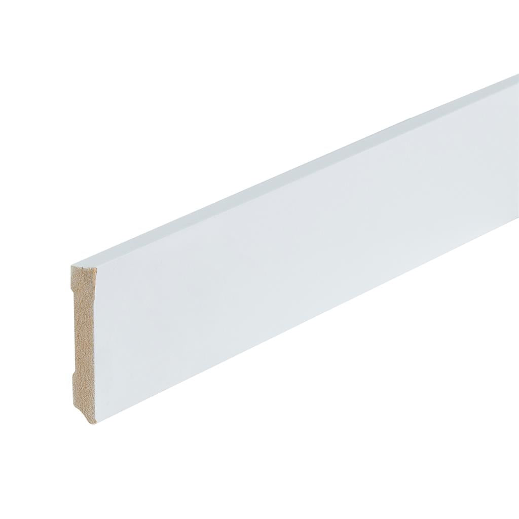 Gelakte plint Amsterdam 70x12 wit