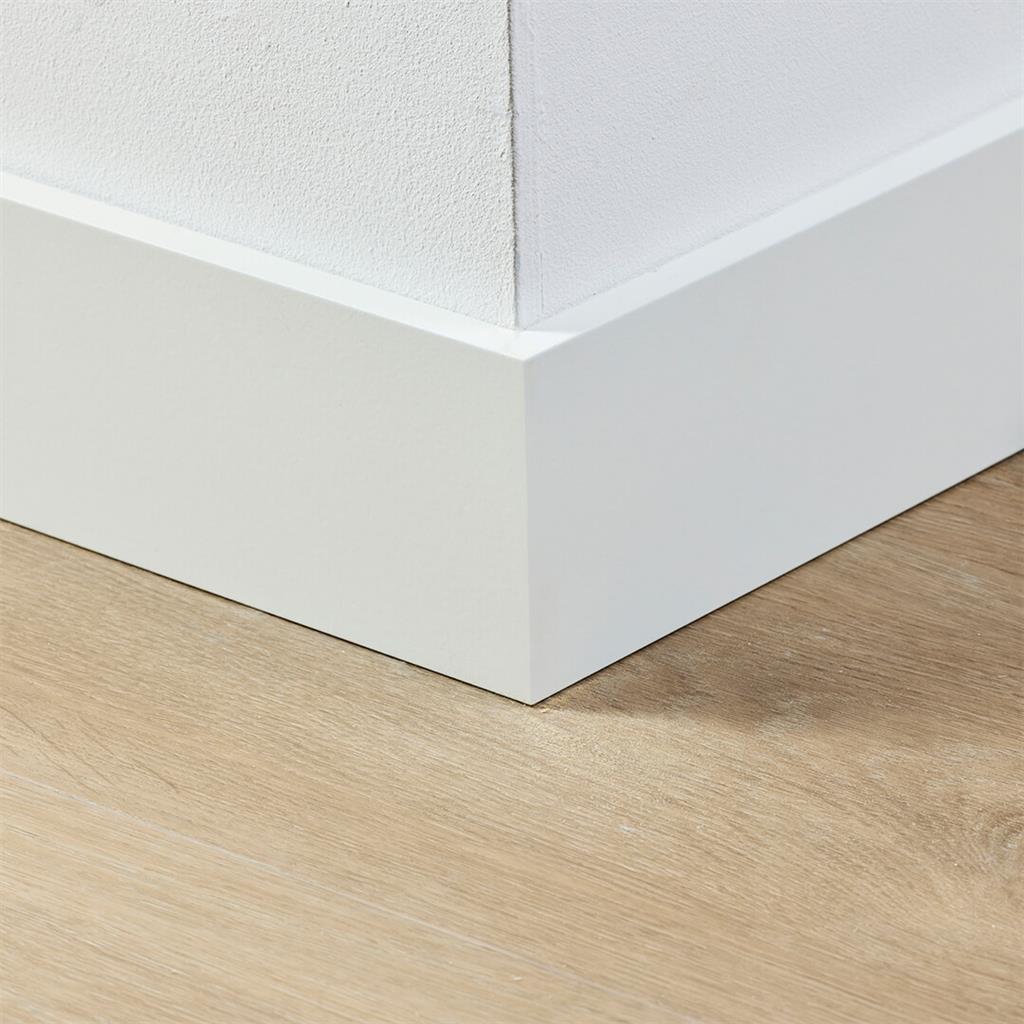 Gelakte plint Amsterdam 90x12 wit