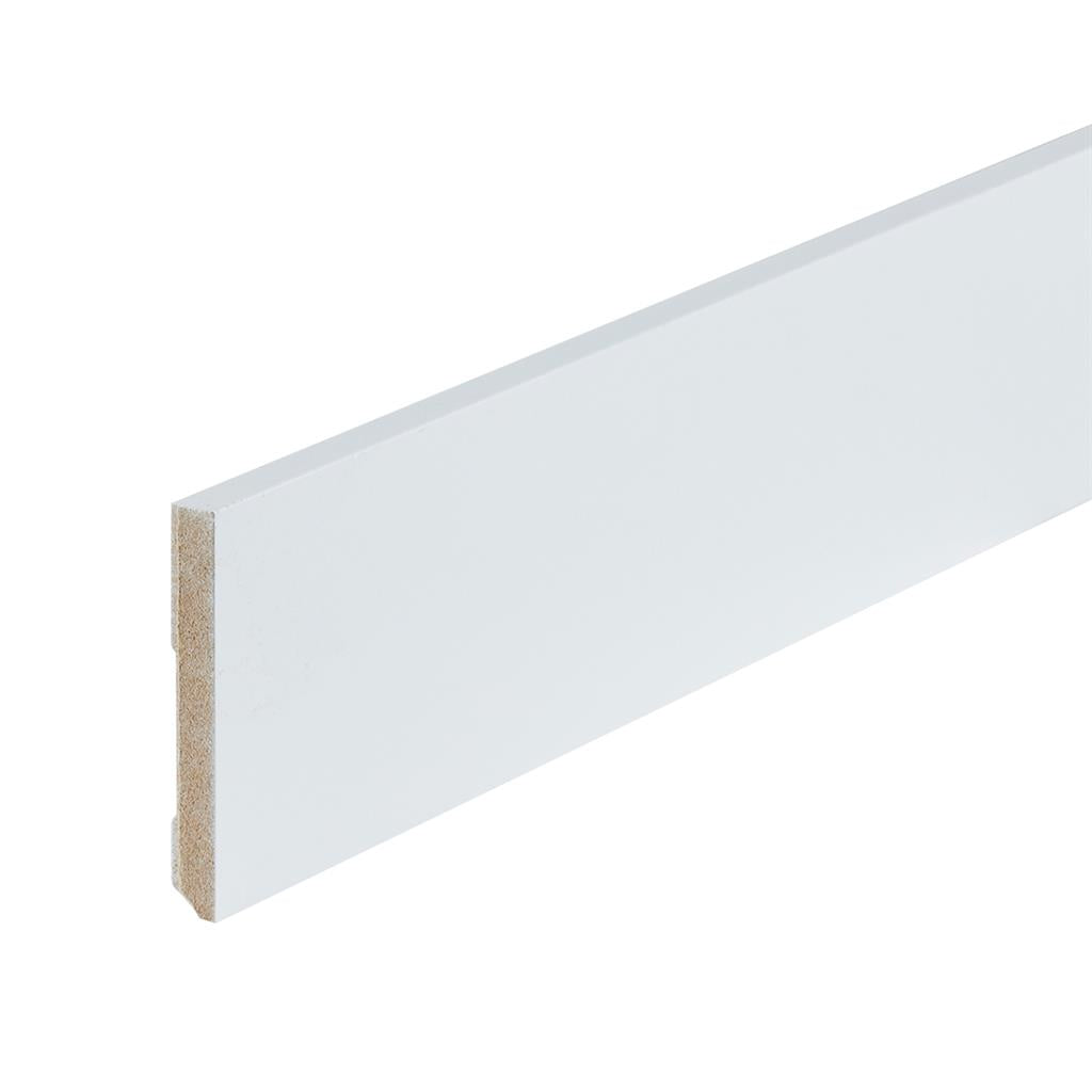 Gelakte plint Amsterdam 90x12 wit