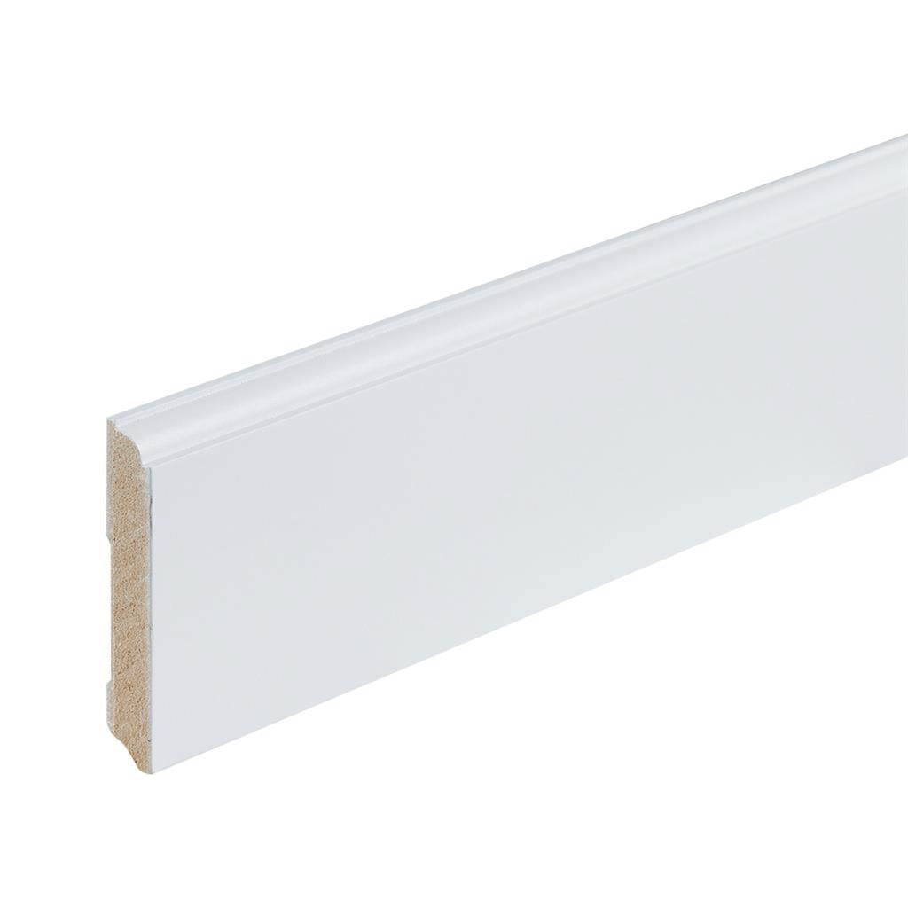 Gelakte plint Praag 90x15 wit
