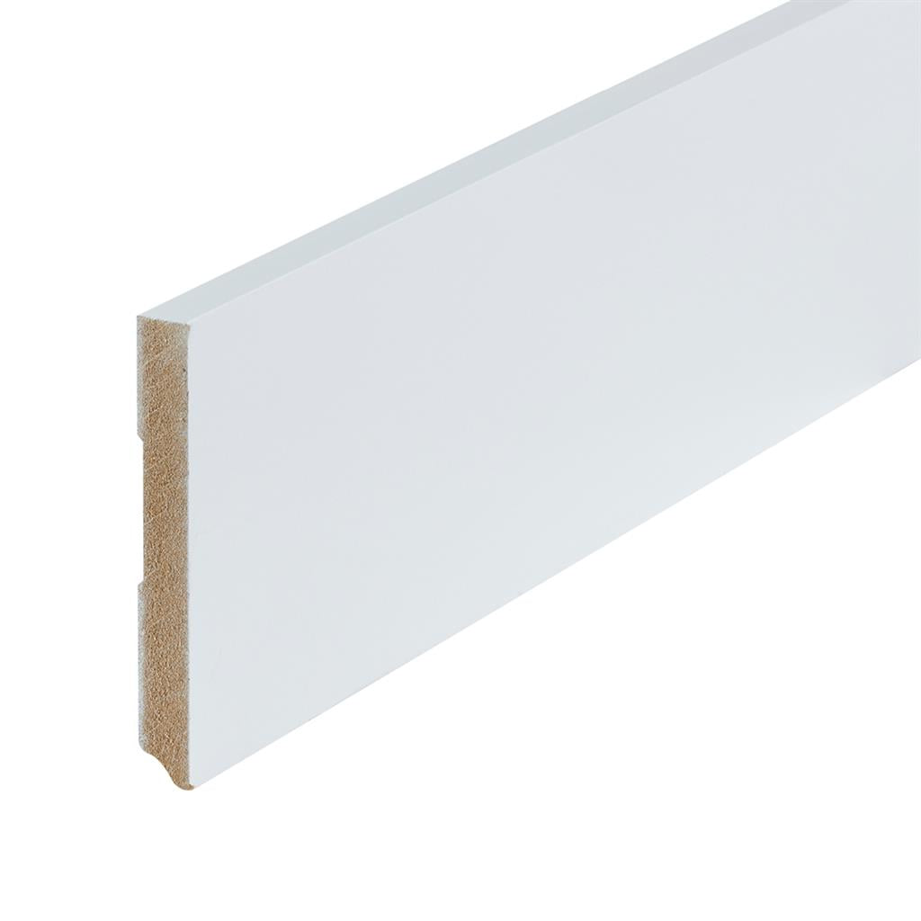 Gelakte plint Amsterdam 120x15 RAL9010