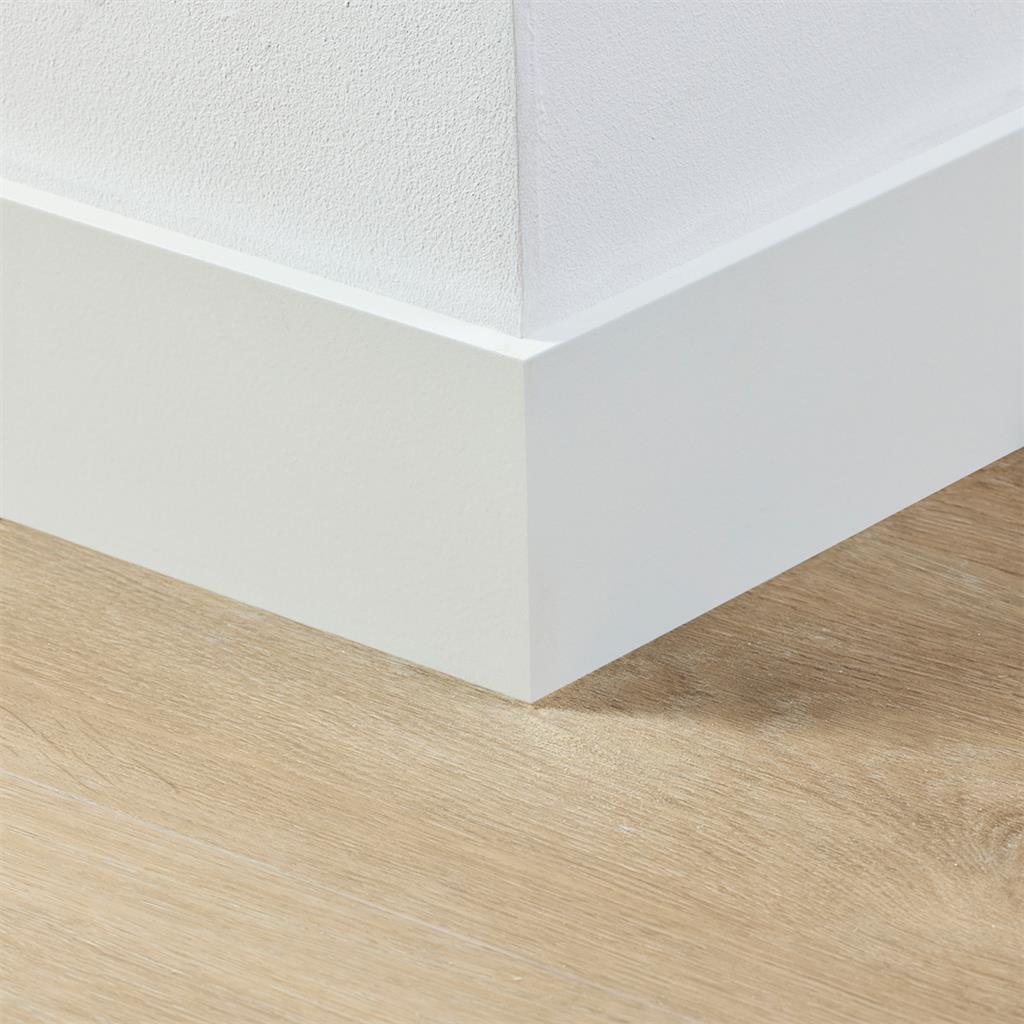 Gelakte plint Amsterdam 90x9 wit