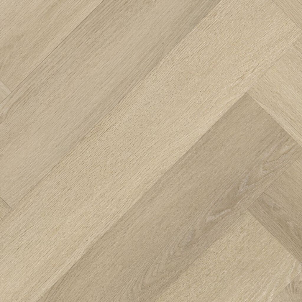 YUP Mayfair herringbone dryback warm oak