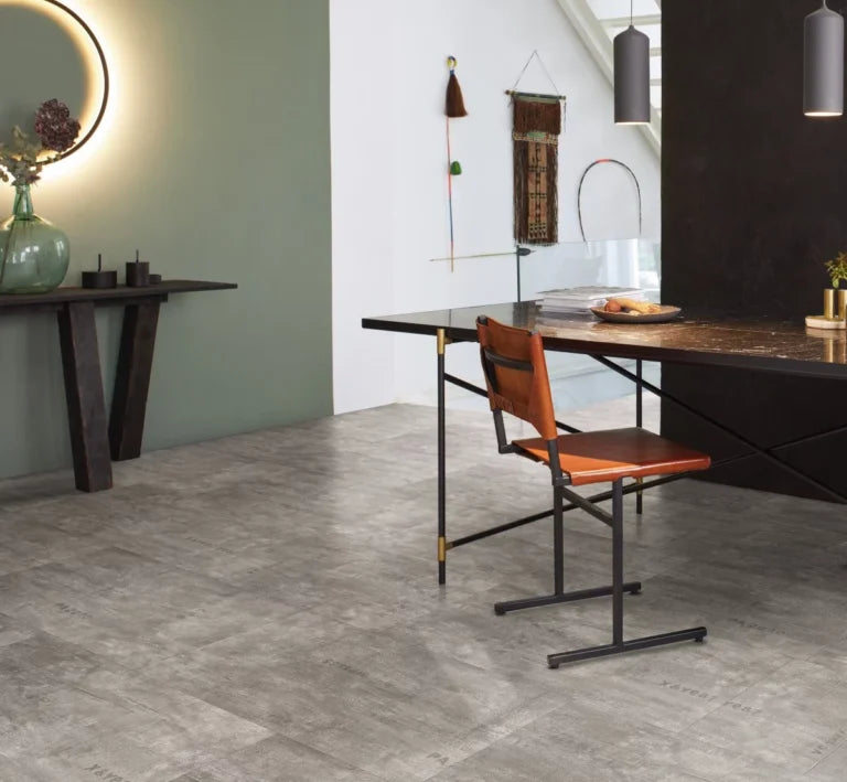 Designvloer Vinyl Trendtime 5 SPC Industrial Canv grey Mineraalstructu v-kant