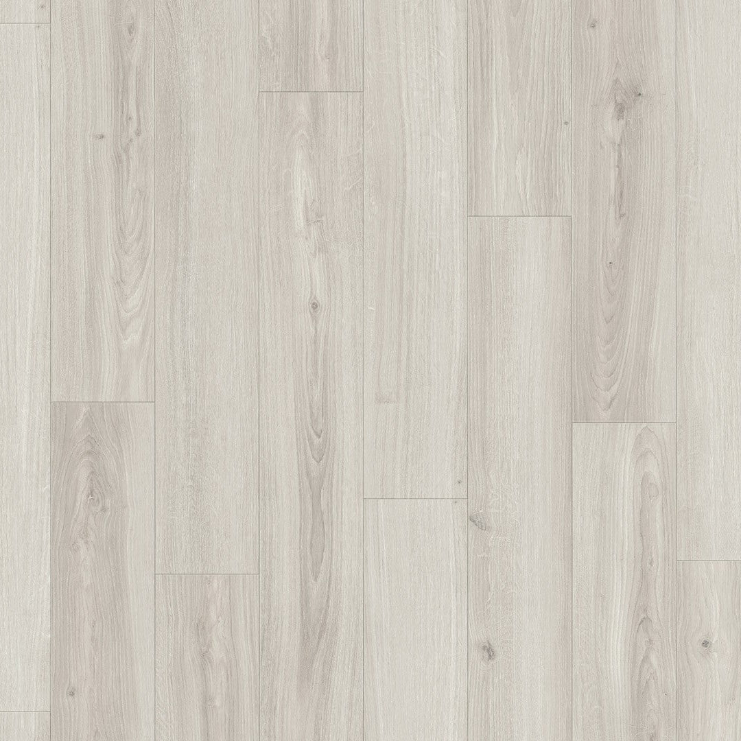 Laminaat Basic 400 Eiken Studiolin Parel wit Natuurmat str. landhuis v-kant