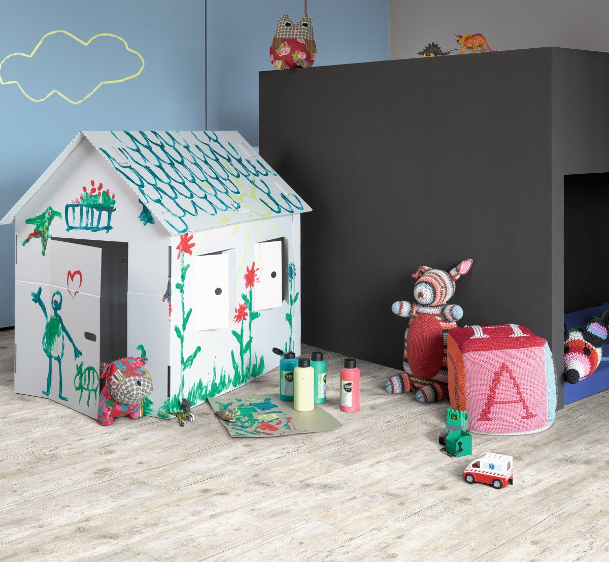 Designvloer Vinyl Classic 2030 Oudhout gewit houtstr landhuisvloer