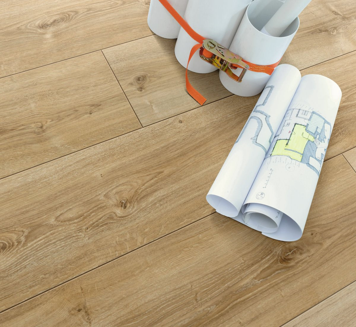 Laminaat Trendtime 6 Eiken Nova licht gekalkt nat. structuur v-kant