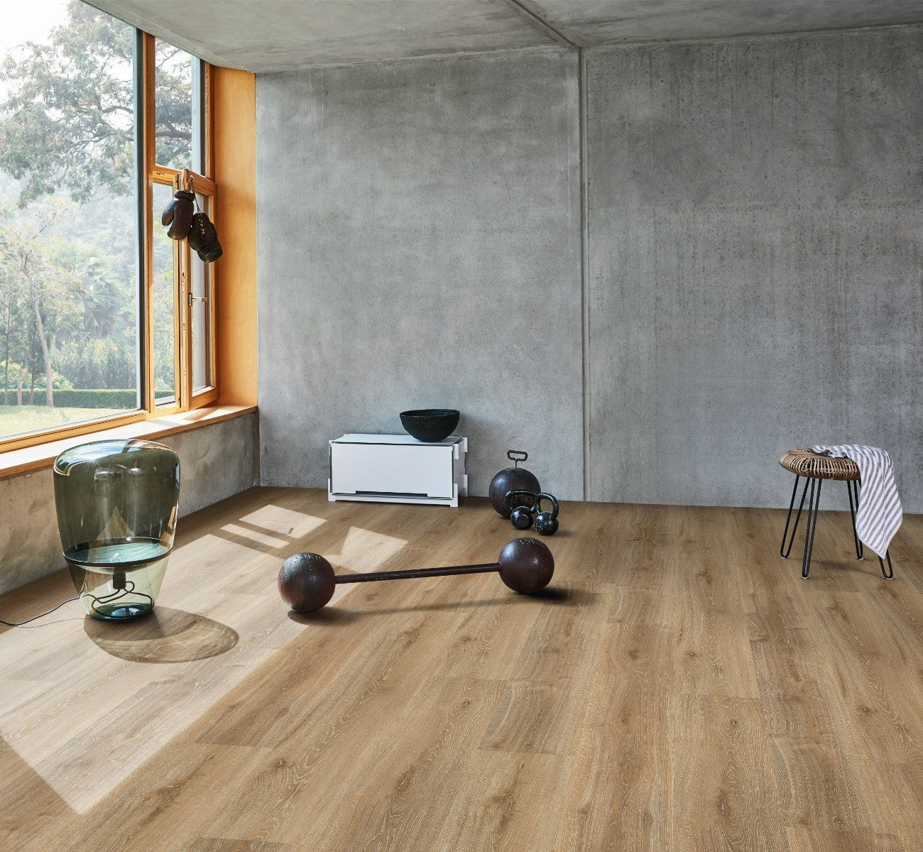 Designvloer Vinyl Basic 30 Royal Eiken licht gekalkt houtstr landhuisvloer