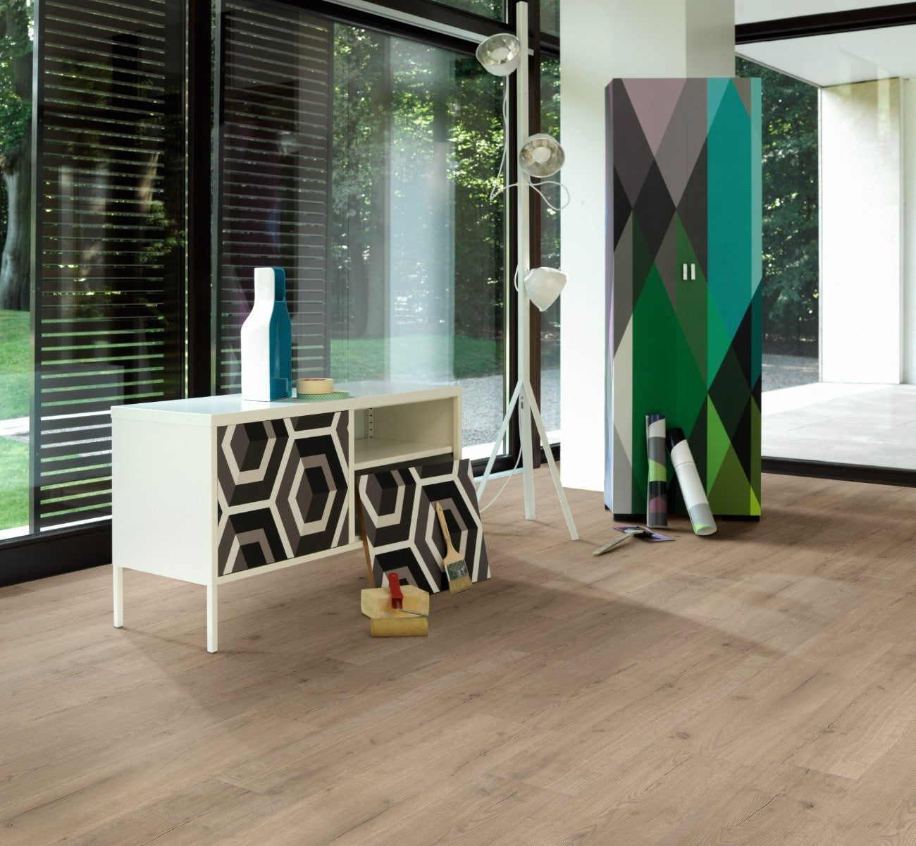 Designvloer Vinyl Basic 30 Eiken Infinity grijs levendige str. landhuisvloer
