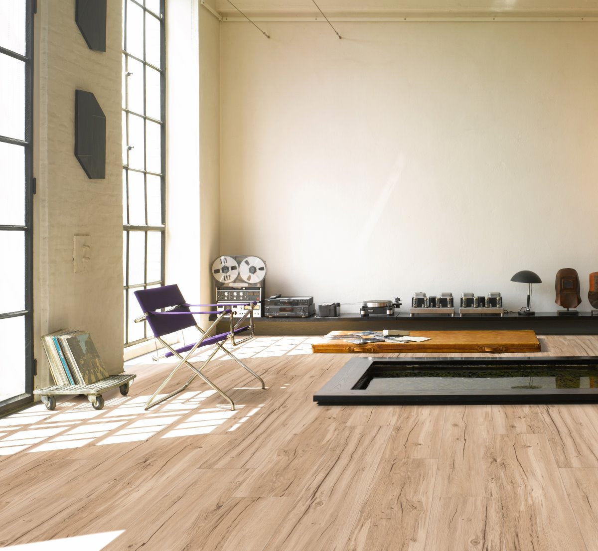 Designvloer Vinyl Basic 5.3 Eiken Memory geschuurd geborstelde str landhuis v-kant