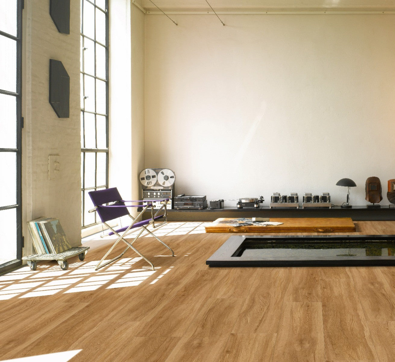 Designvloer Vinyl Basic 5.3 Eiken Sierra natuur geborstelde str landhuis v-kant