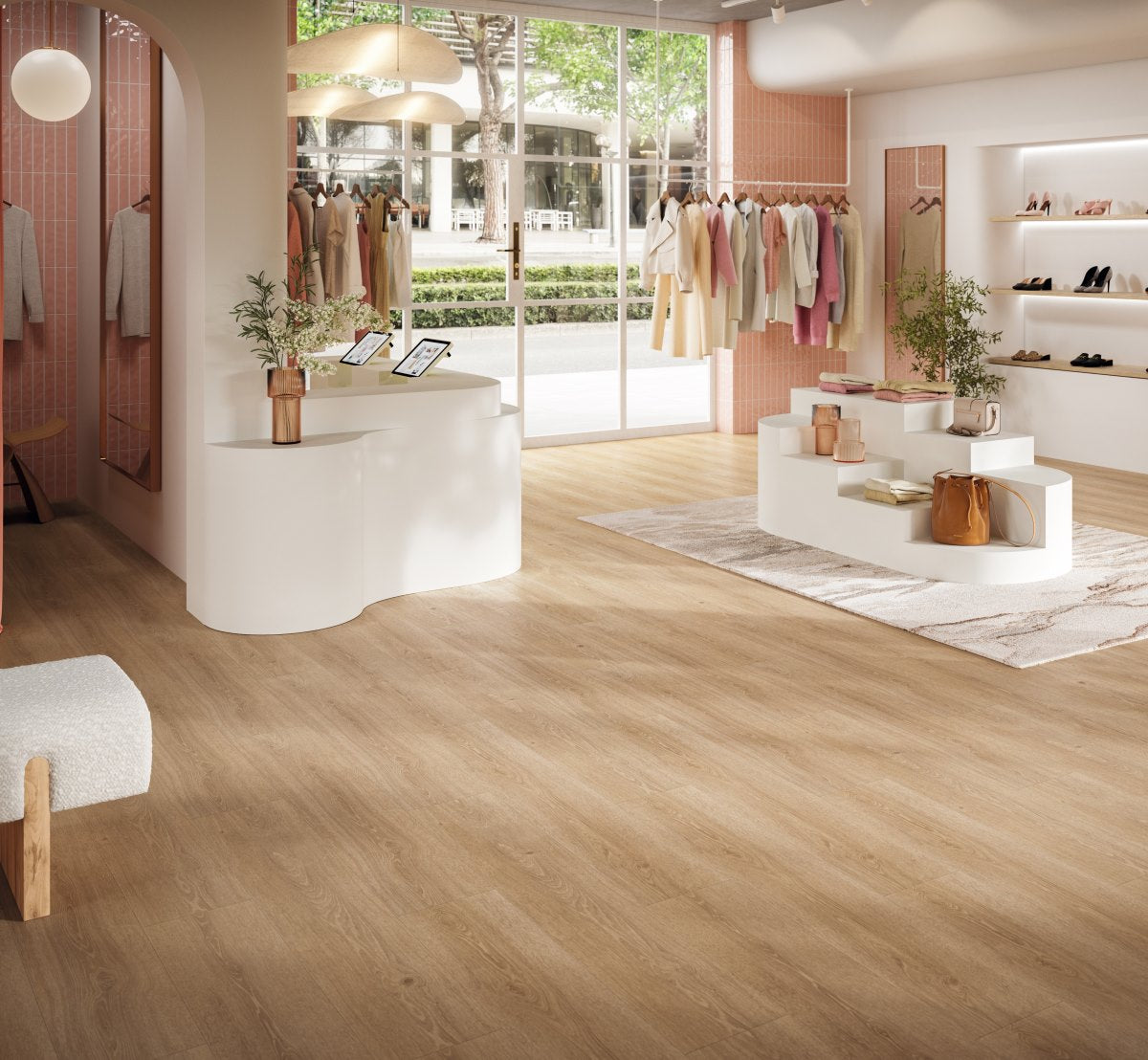 Designvloer Vinyl Classic 2070 Eiken Studiolin natuur geborstelde str landhuis v-kant