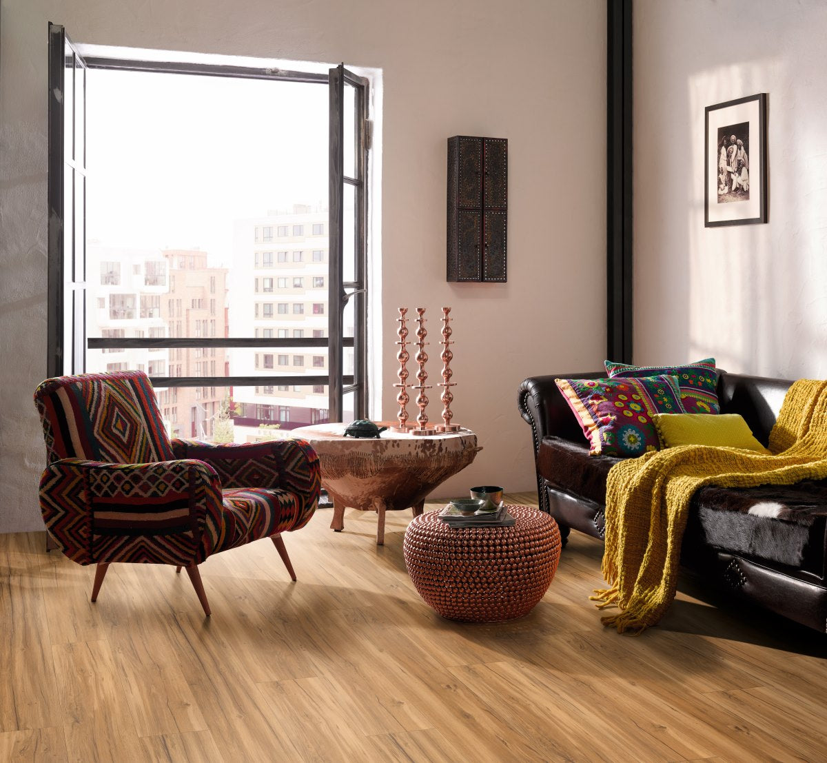 Designvloer Vinyl Classic 2070 Eiken Memory natuur geborstelde str landhuis v-kant