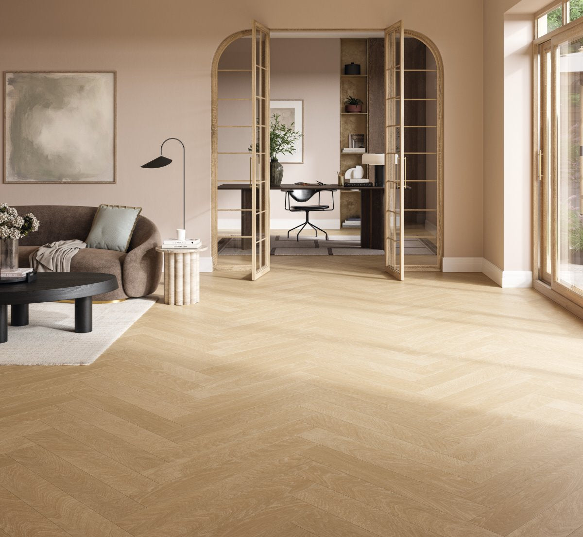 Laminaat Trendtime 3 Eiken Studiolin natuur Natuurmat str. v-kant