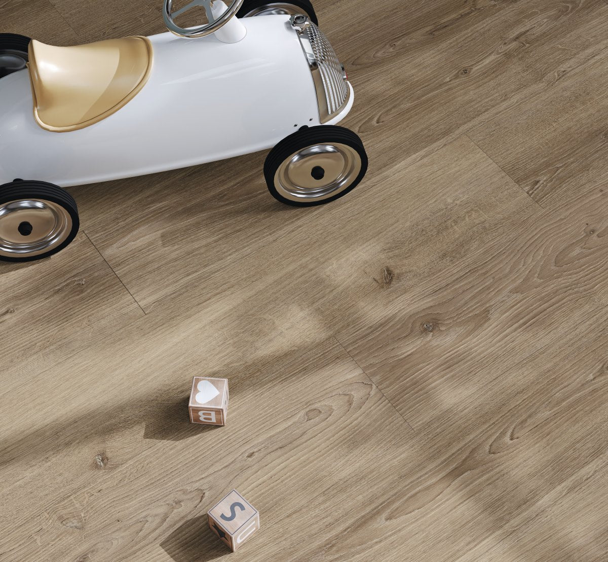 Laminaat Basic 600 Brede landhuisvloer Eiken Studiolin Macchiato Natuurmat str. landhuis v-kant