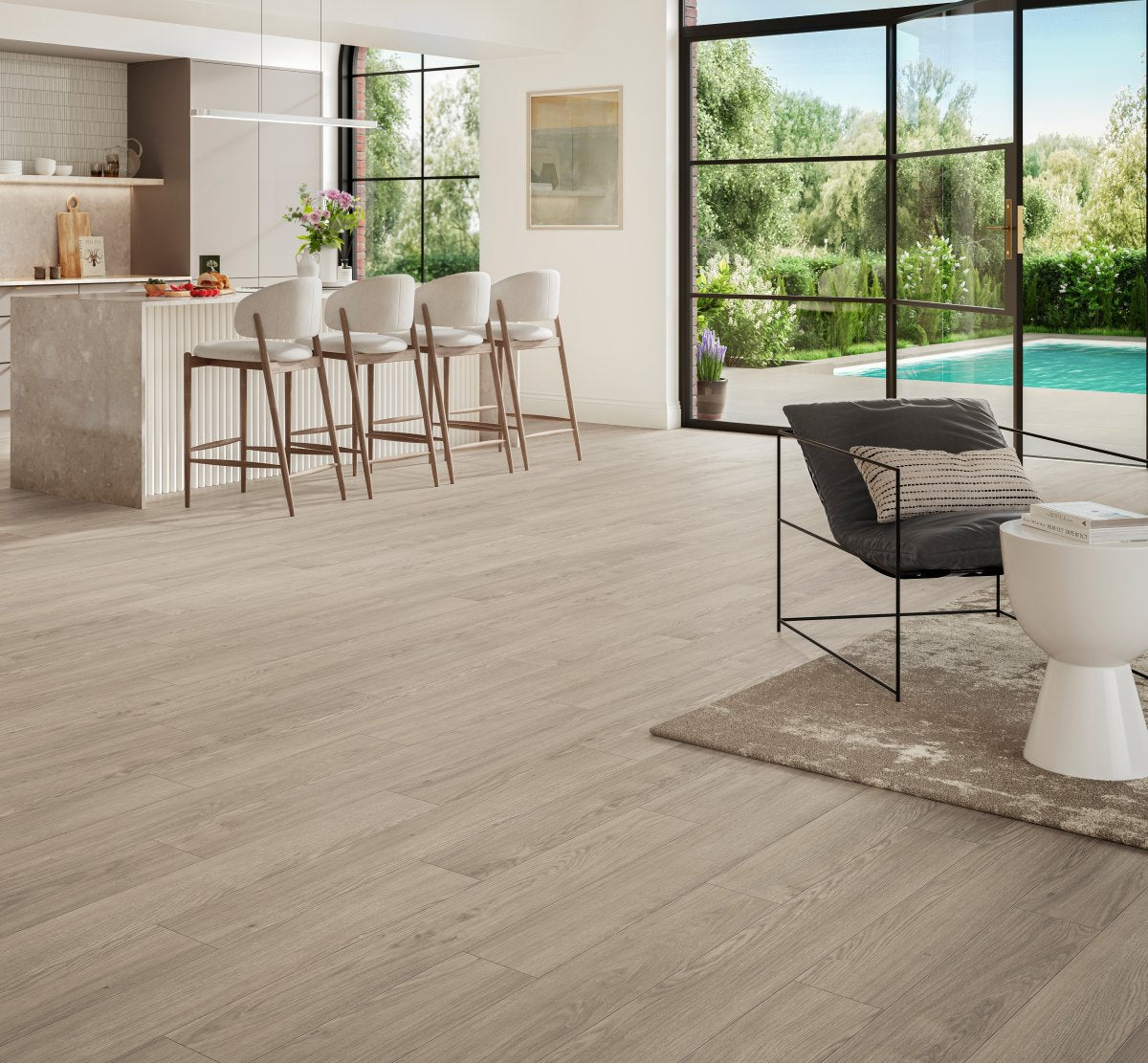 Laminaat Trendtime 1 Mont Blanc grijs Mat Houtstructu minivellingkant