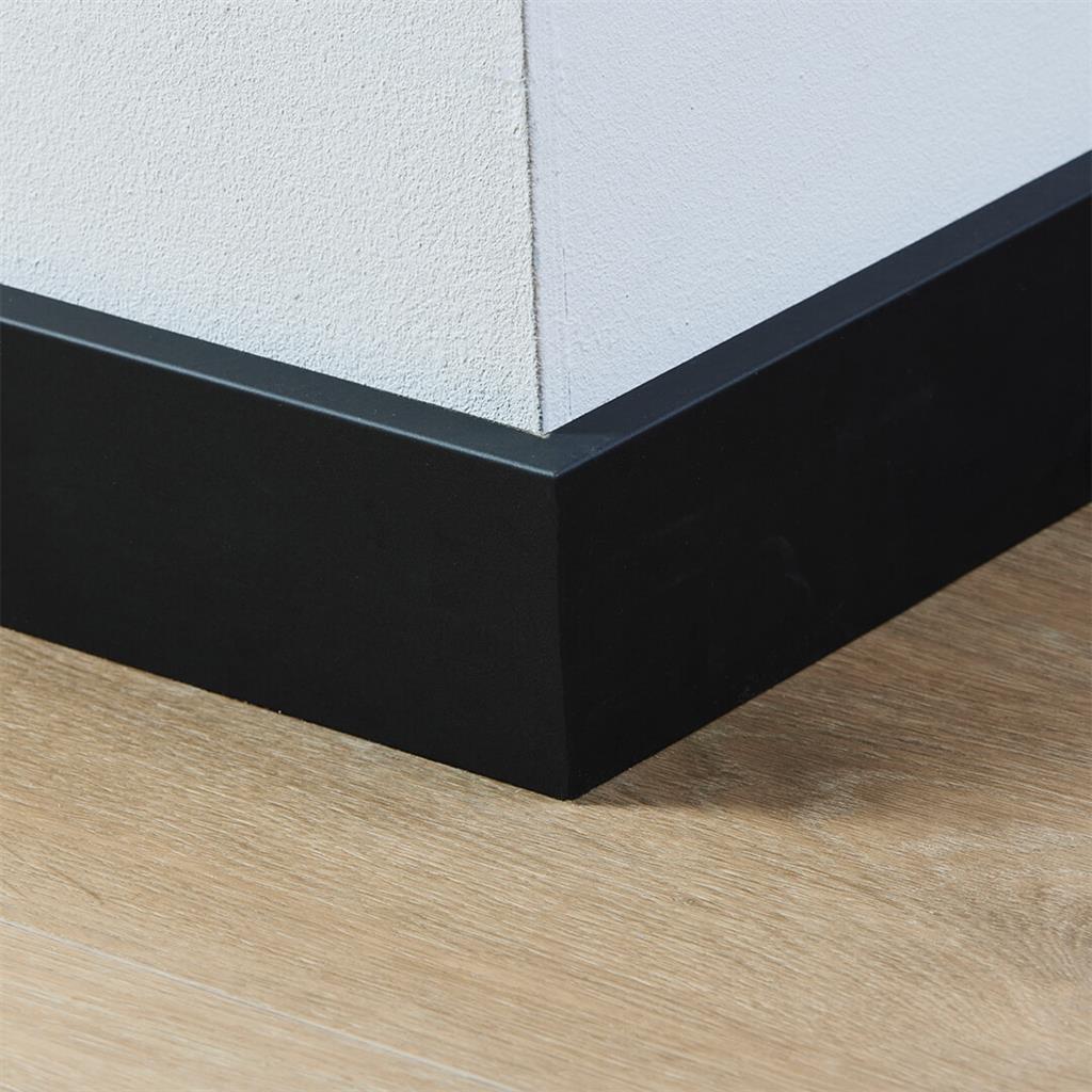 Folieplint Amsterdam 70x15 zwart