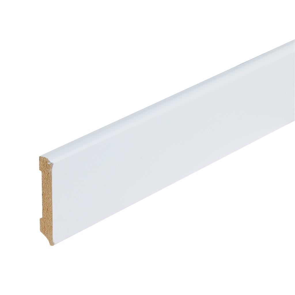 Folieplint Berlijn 70x12 wit