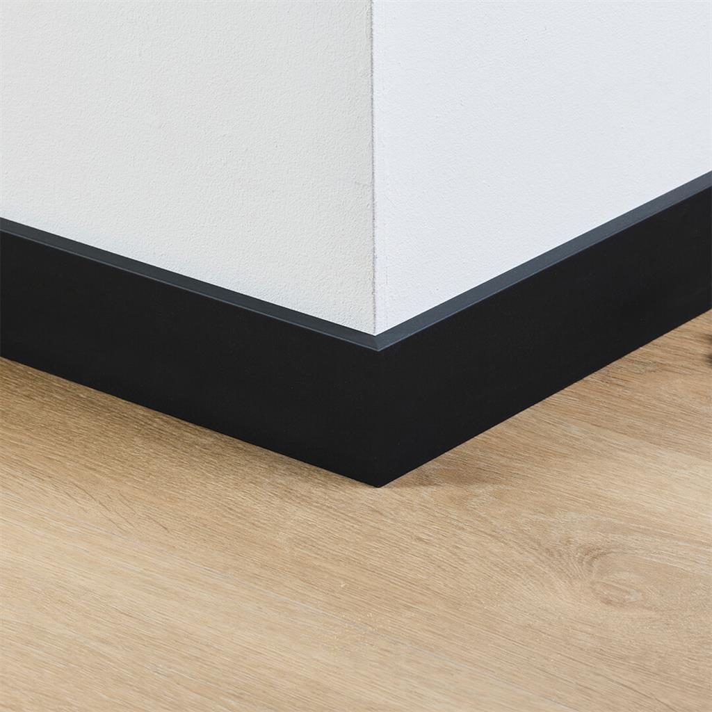 Folieplint Amsterdam 70x12 zwart