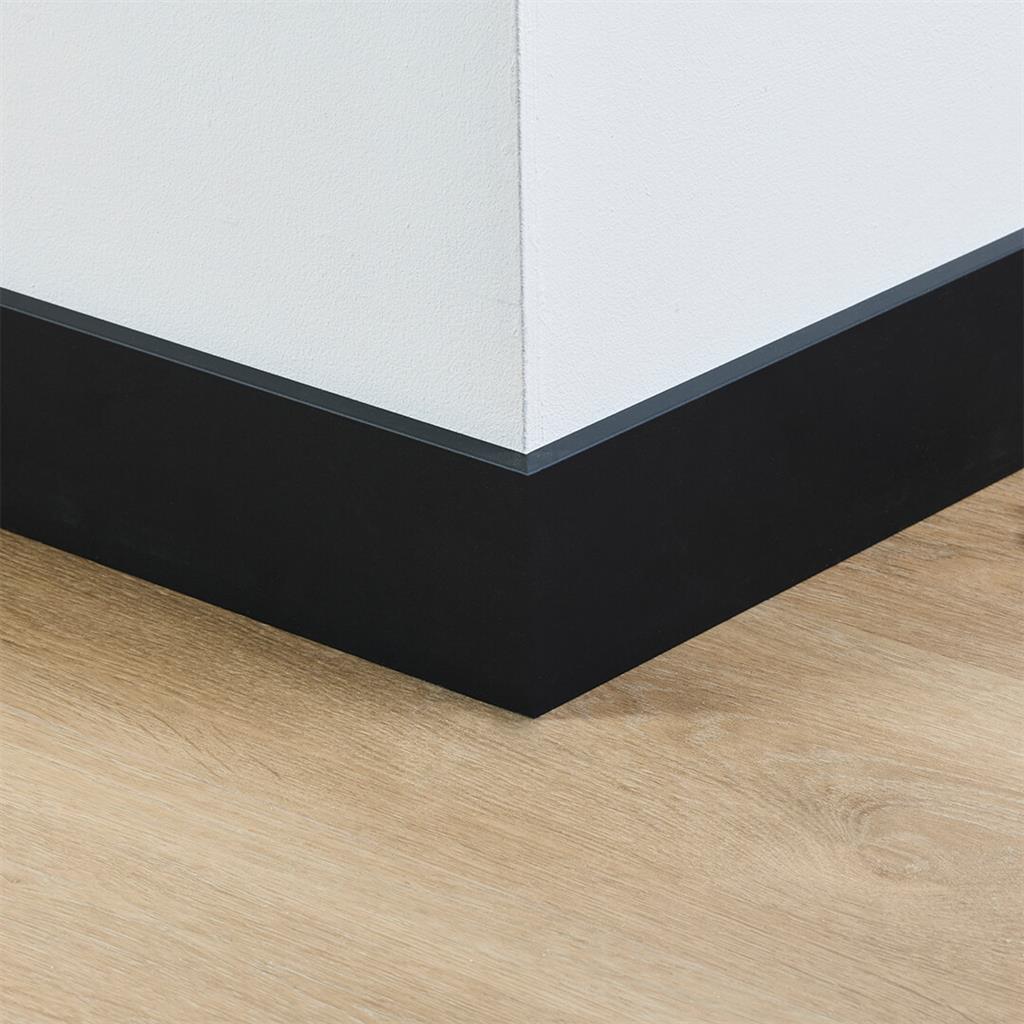 Folieplint Amsterdam 90x12 zwart