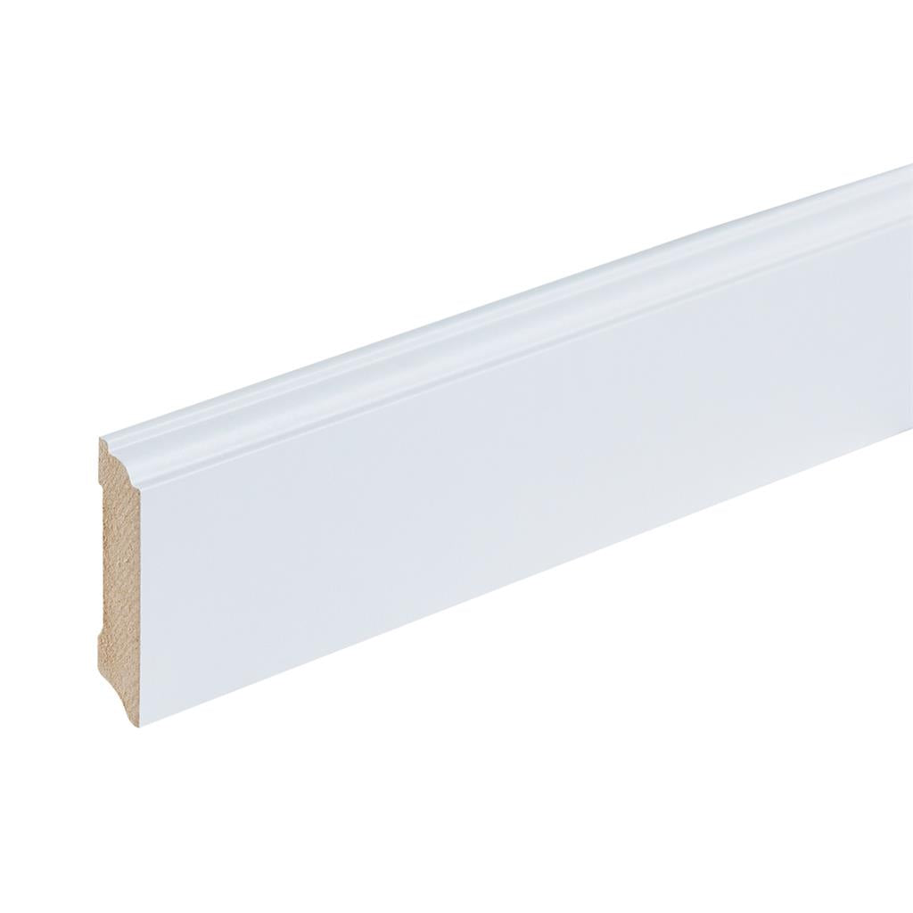 Folieplint Praag 70x15 wit