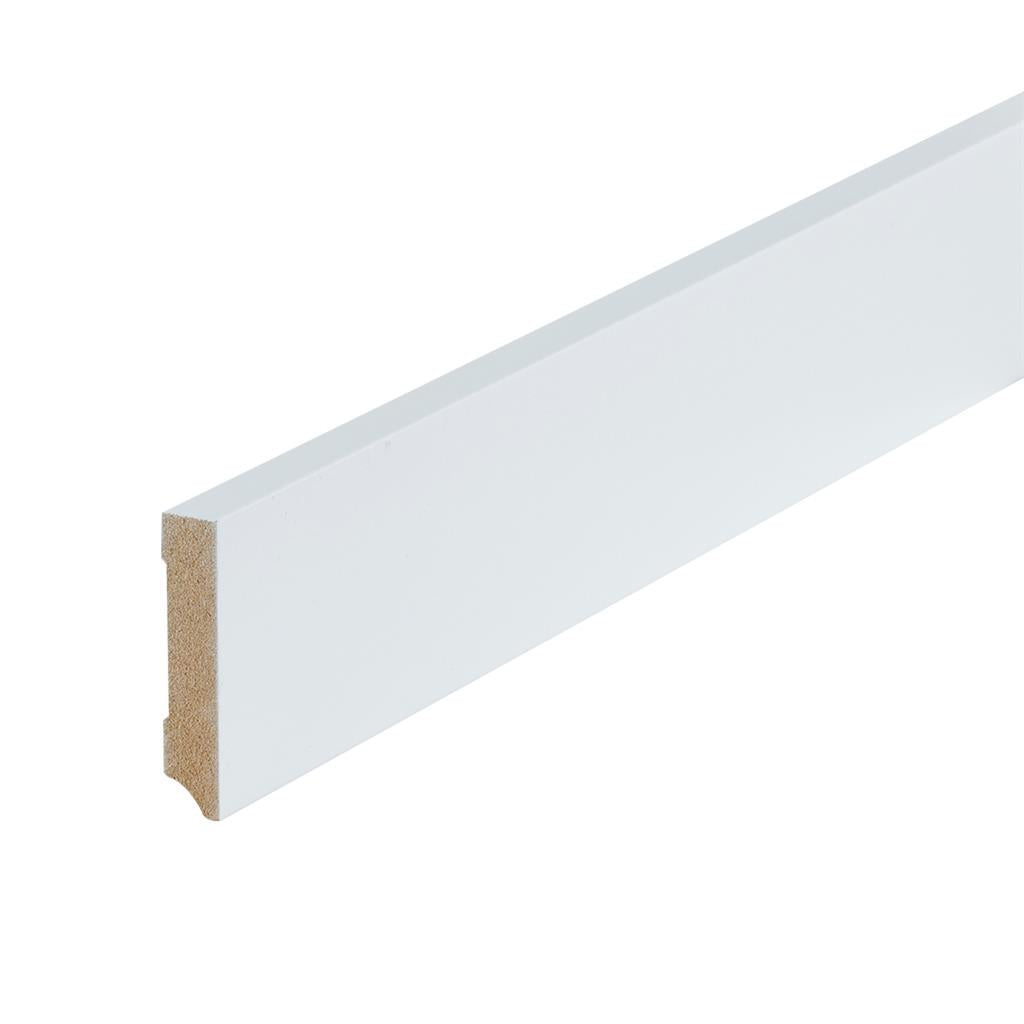 Gelakte plint Amsterdam 70x15 wit