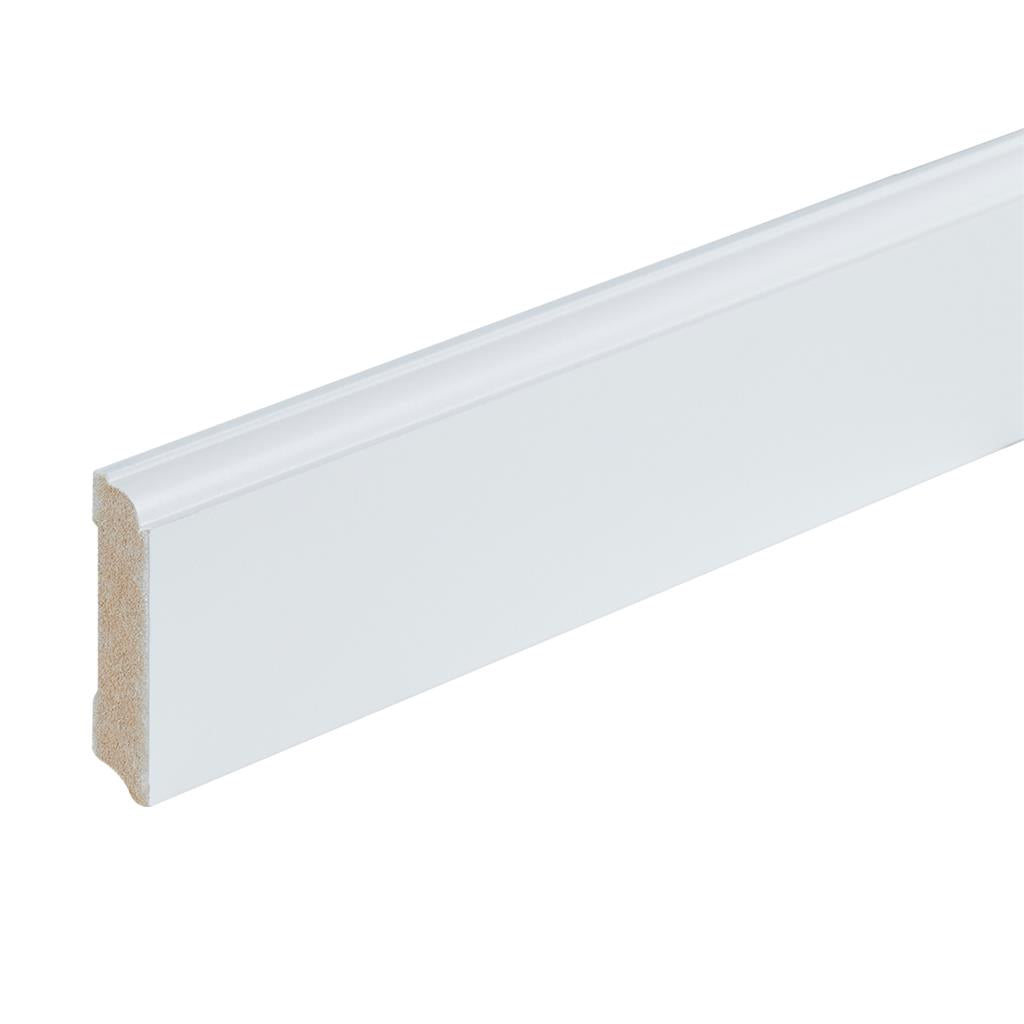 Gelakte plint Praag 70x15 wit