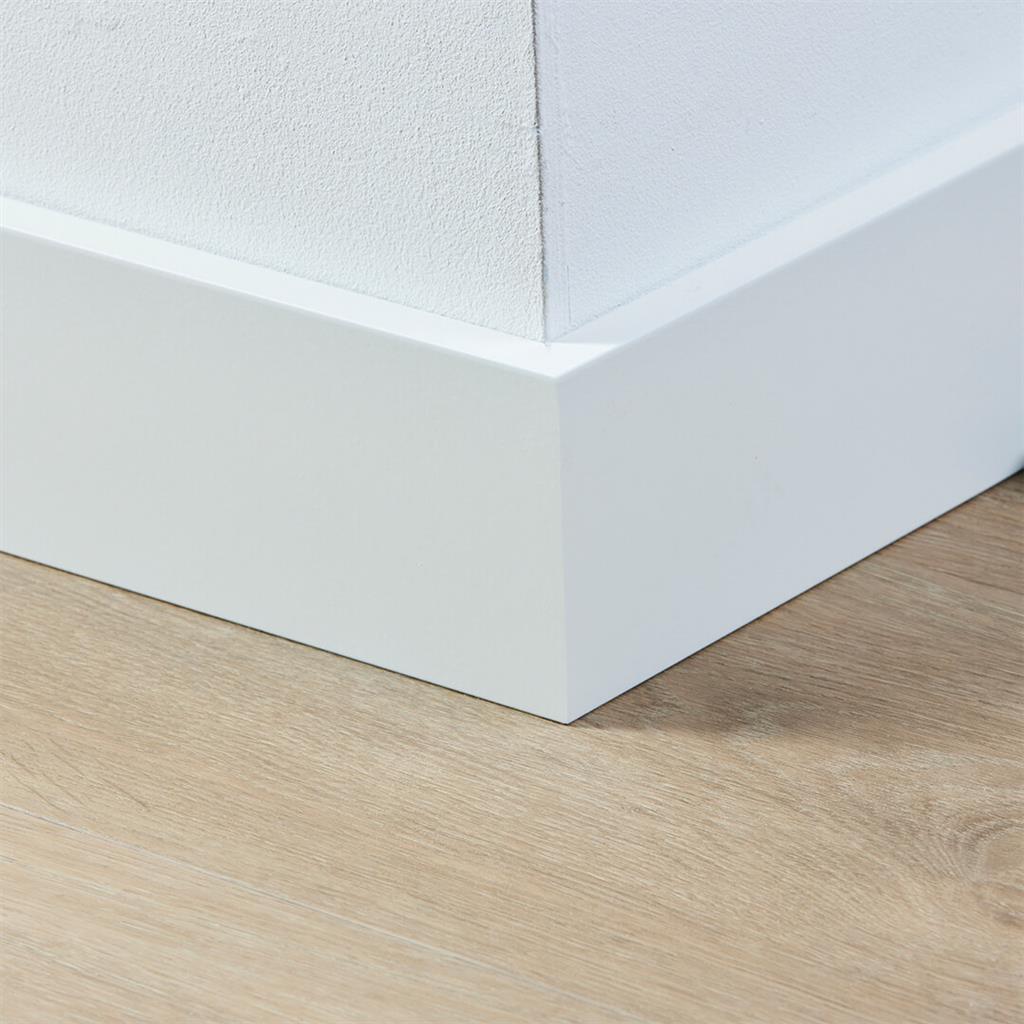 Gelakte plint Amsterdam 90x15 wit