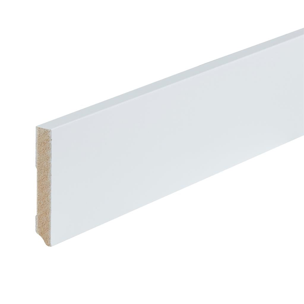 Gelakte plint Amsterdam 90x15 wit