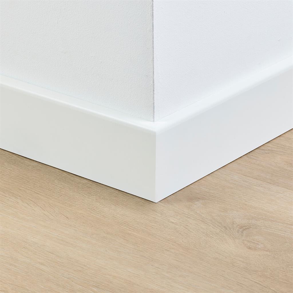 Gelakte plint Berlijn 90x15 wit
