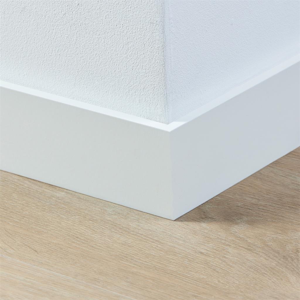 Gelakte plint Amsterdam 70x9 wit