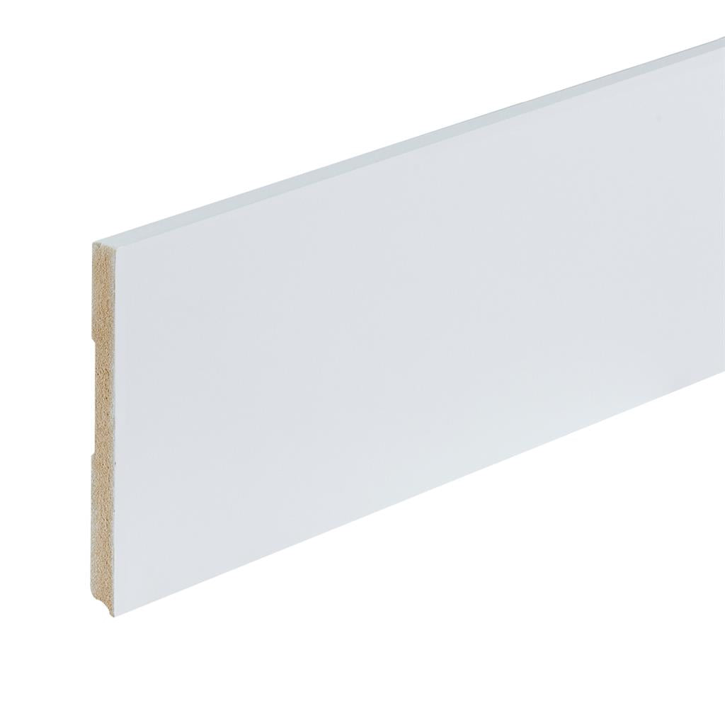 Gelakte plint Amsterdam 120x9 wit