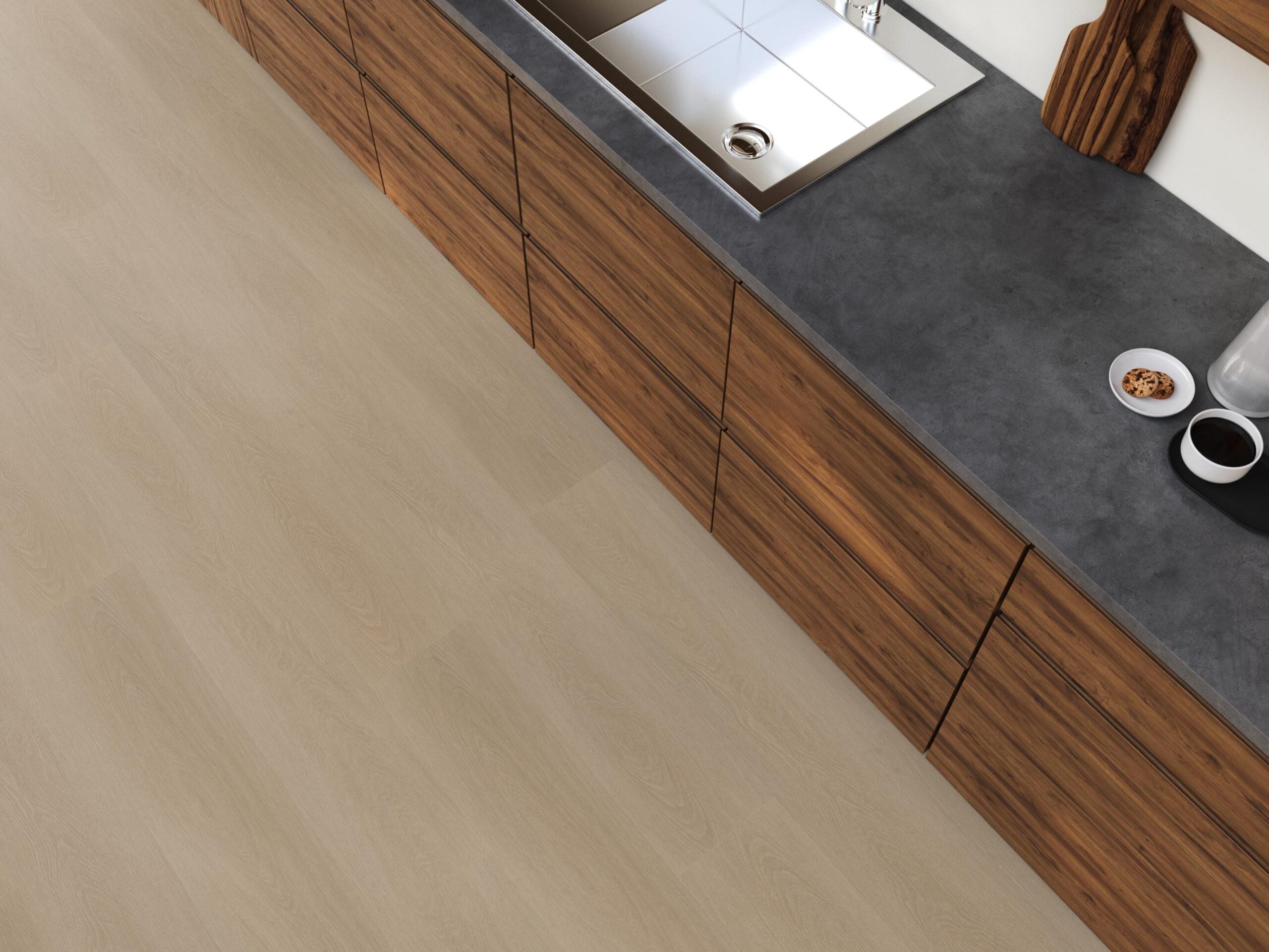 Plak PVC - Rookgrijs