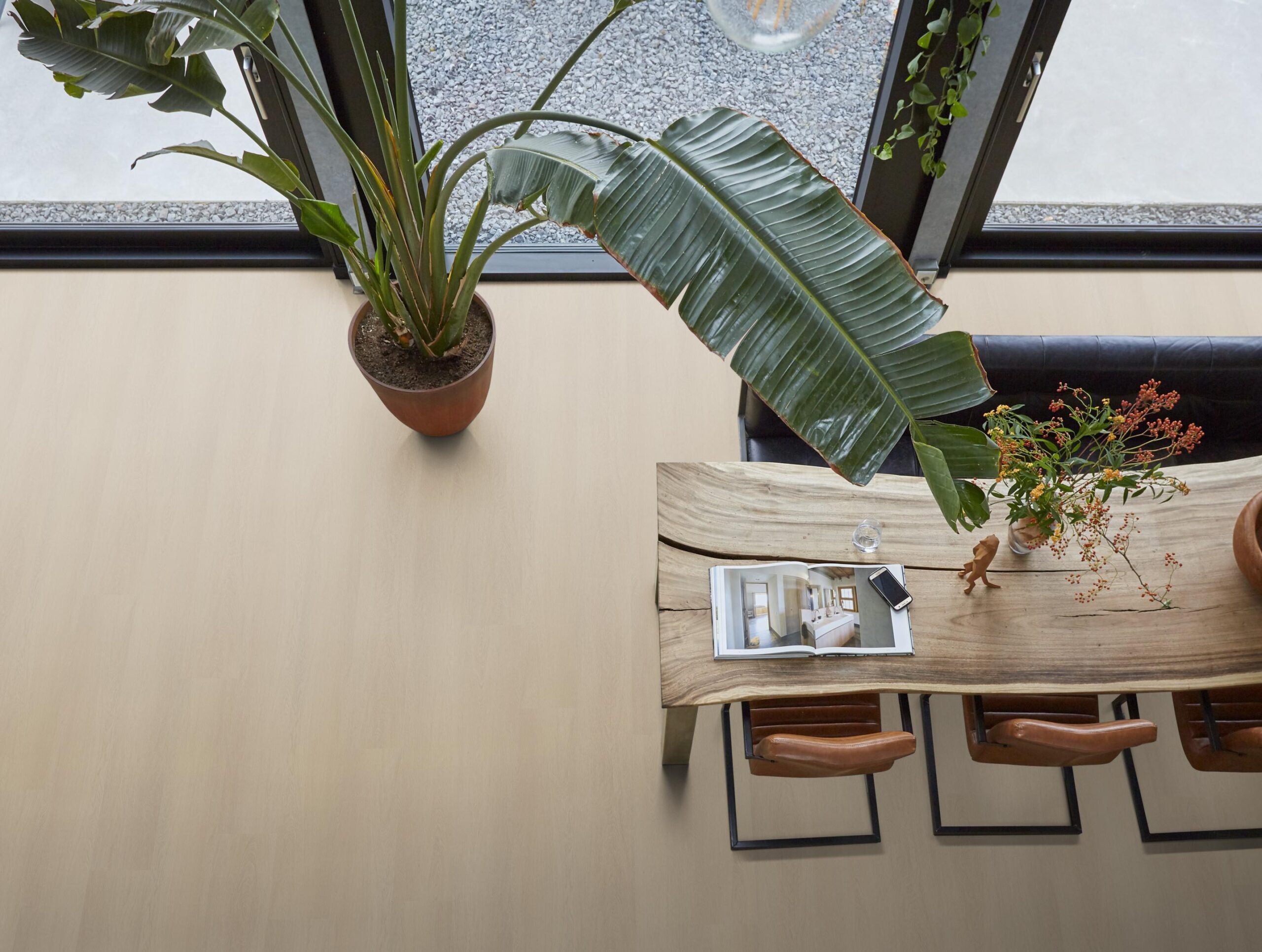Plak PVC - Beige