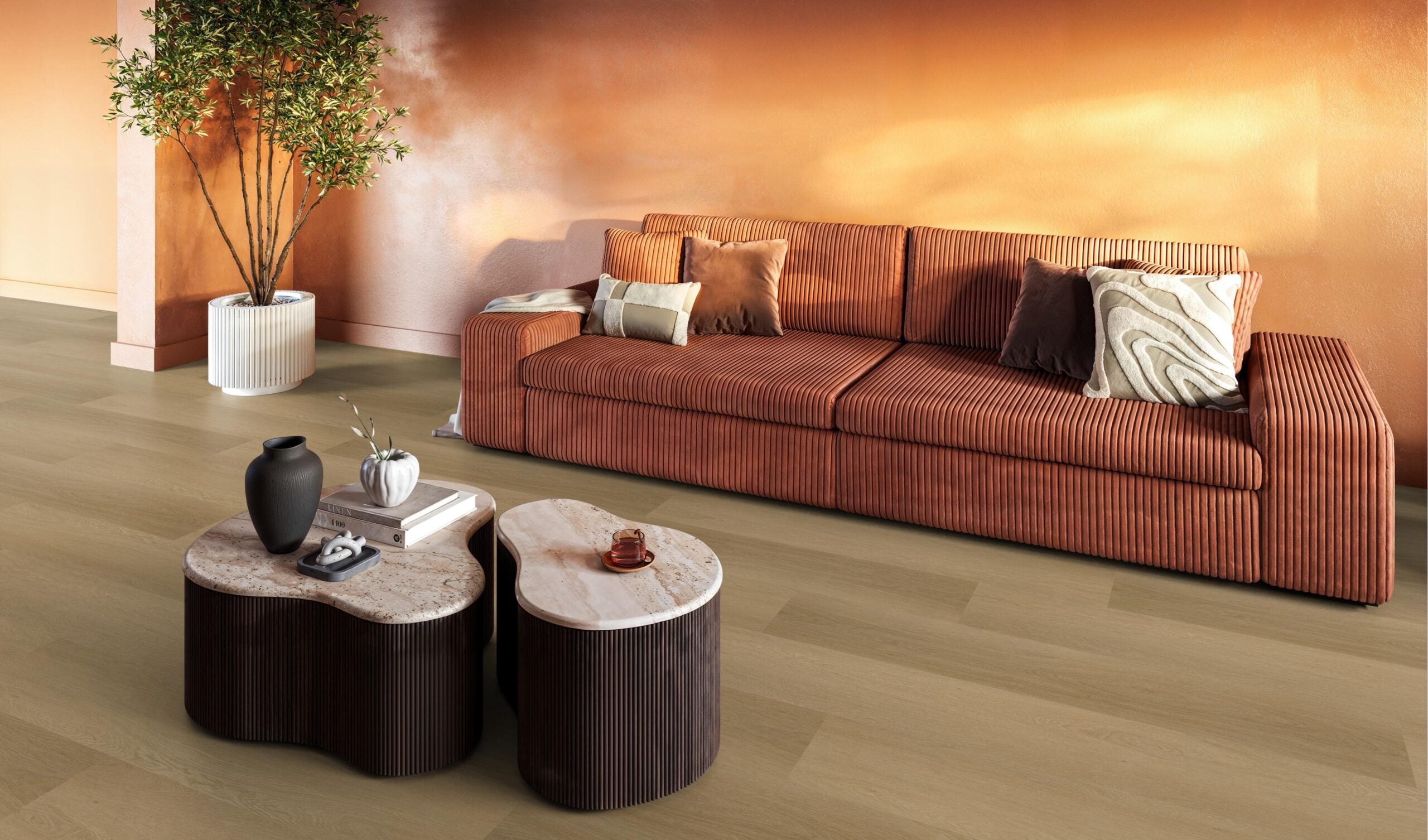 Plak PVC - Warm Eiken