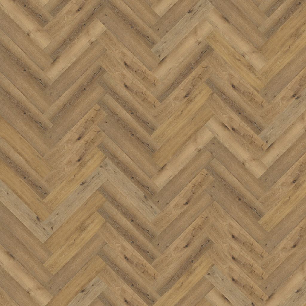 YUP Herringbone dryback dark oak