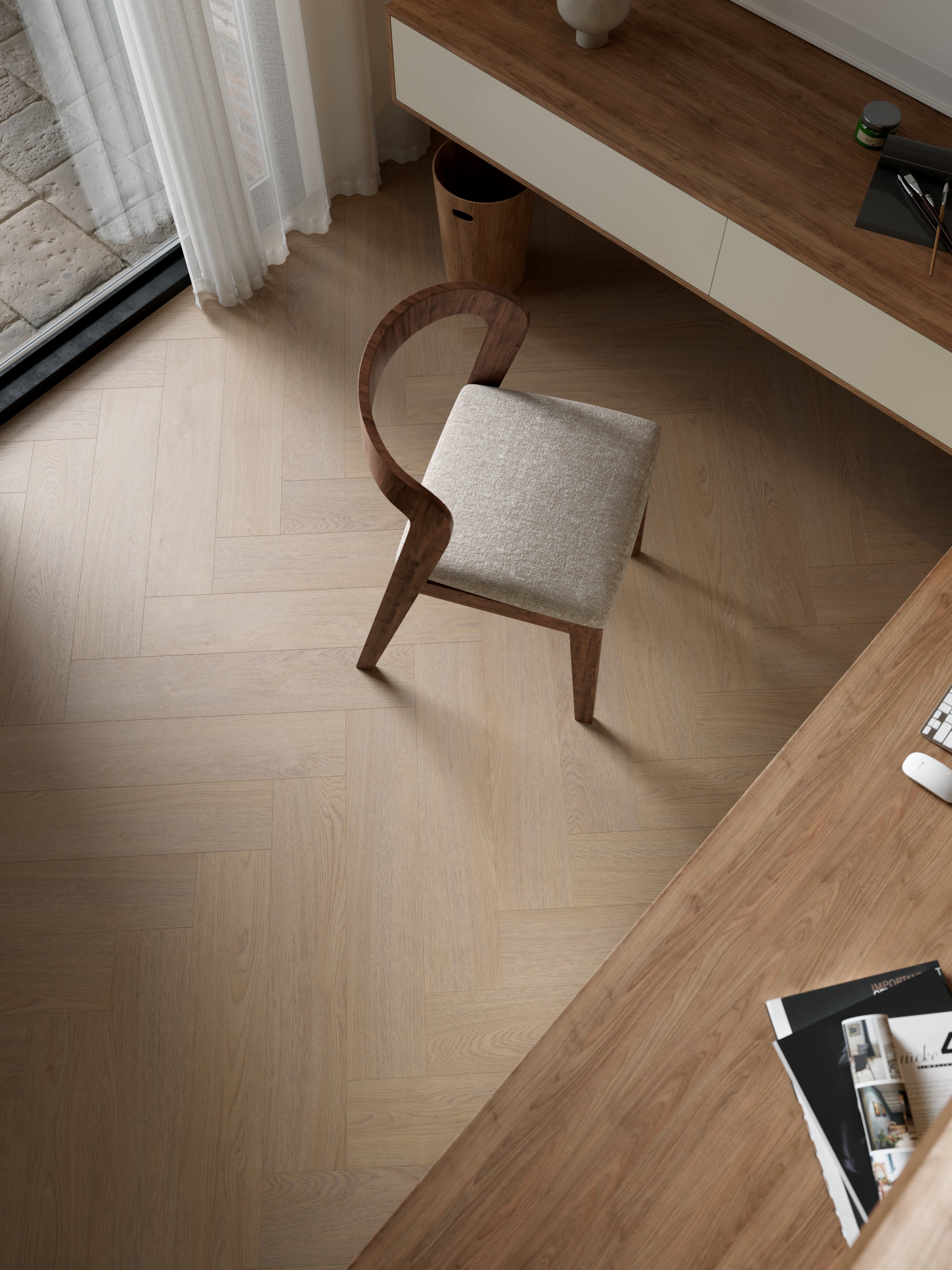 Terreno visgraat XL 61 | Rigid Click