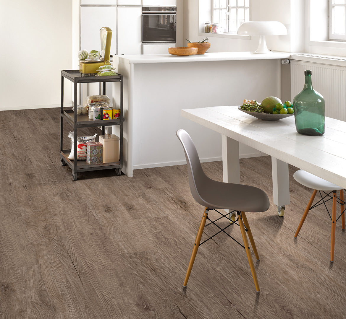 Designvloer Vinyl Classic 2070 eiken vintage grijs antiek struct. landhuis v-kant