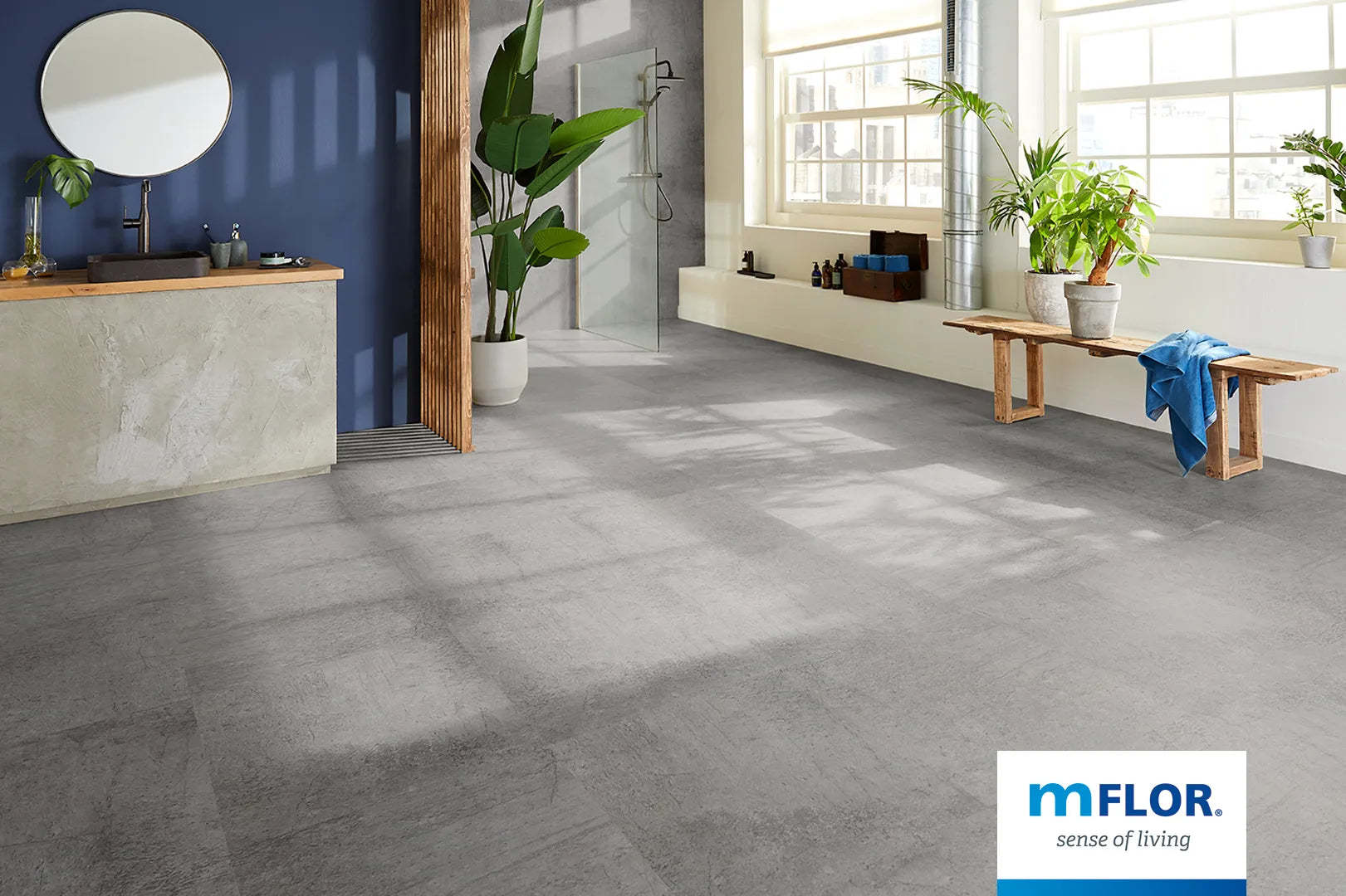 mFLOR Estrich Stone Grey