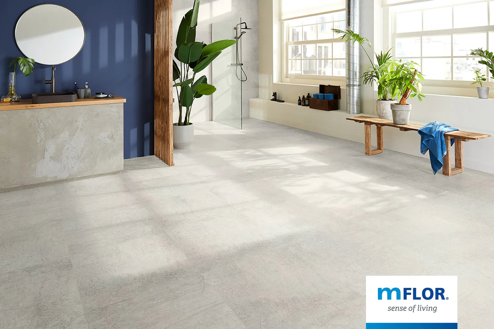 mFLOR Estrich Stone White