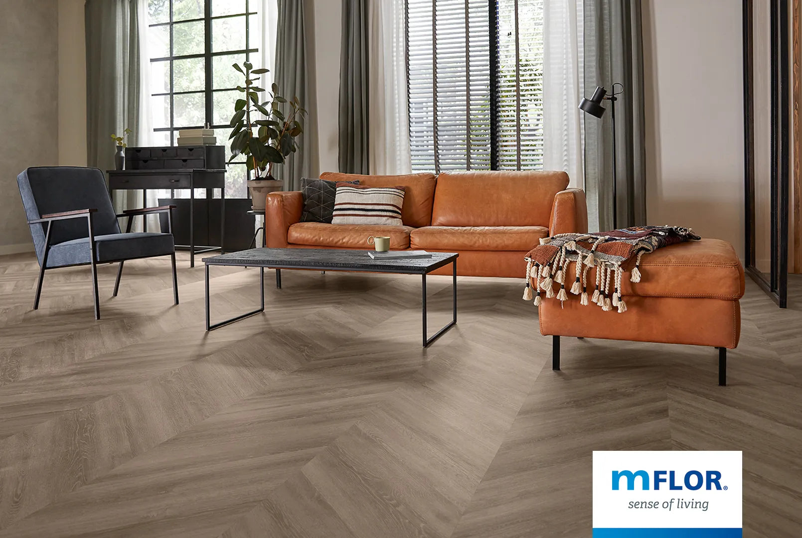 mFLOR Parva Oak Chevron Calabria