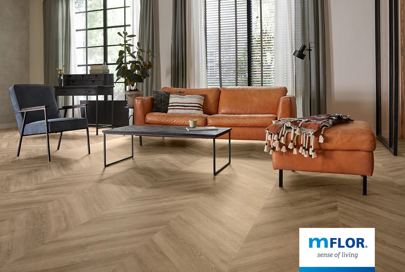 mFLOR Parva Oak Chevron Apulia