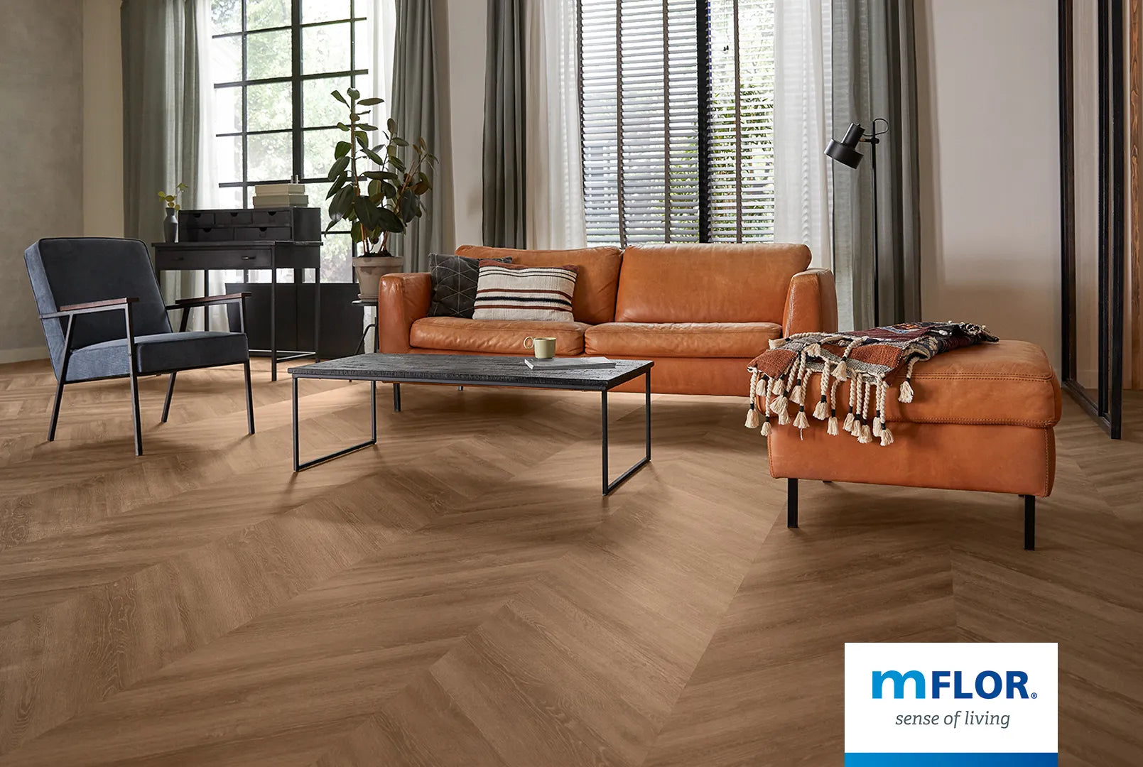 mFLOR Parva Oak Chevron Liguria