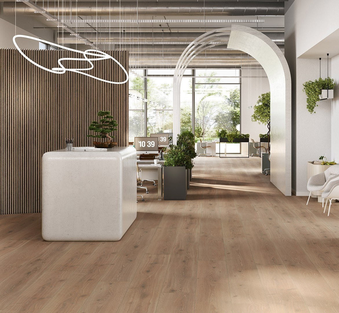 Laminaat Trendtime 6 Castell eik gekalkt geborstelde str v-kant