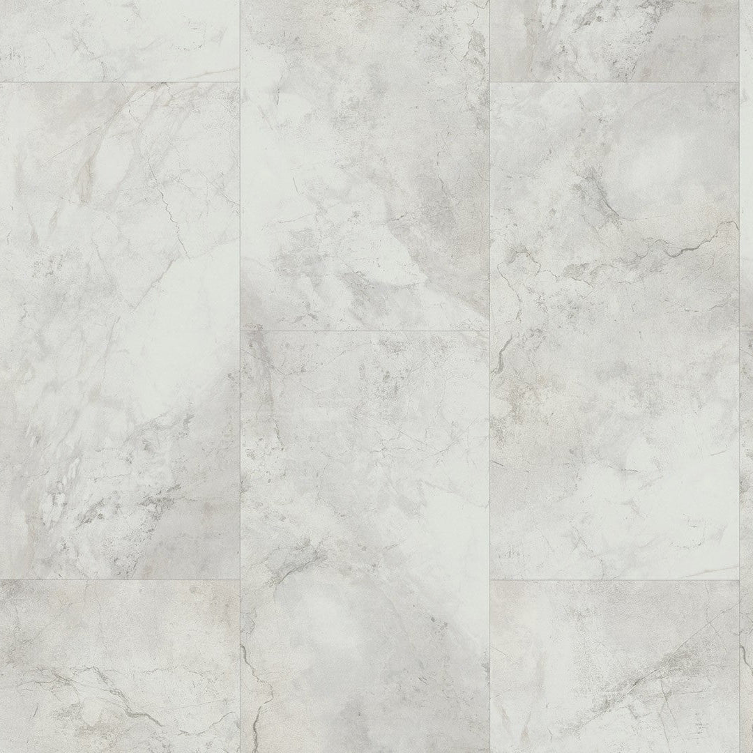 Designvloer Vinyl Trendtime 5 (Dryback) Marmer Abbey wit Mineraalstructu v-kant
