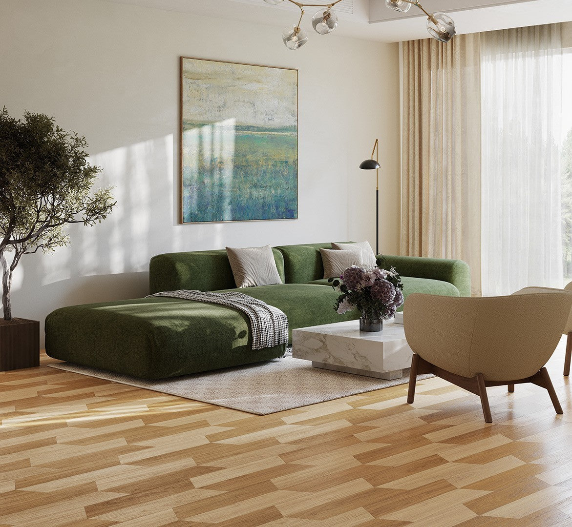 Designvloer Vinyl Trendtime 10 Eiken Oxford natuur zijdemat.struc minivellingkant