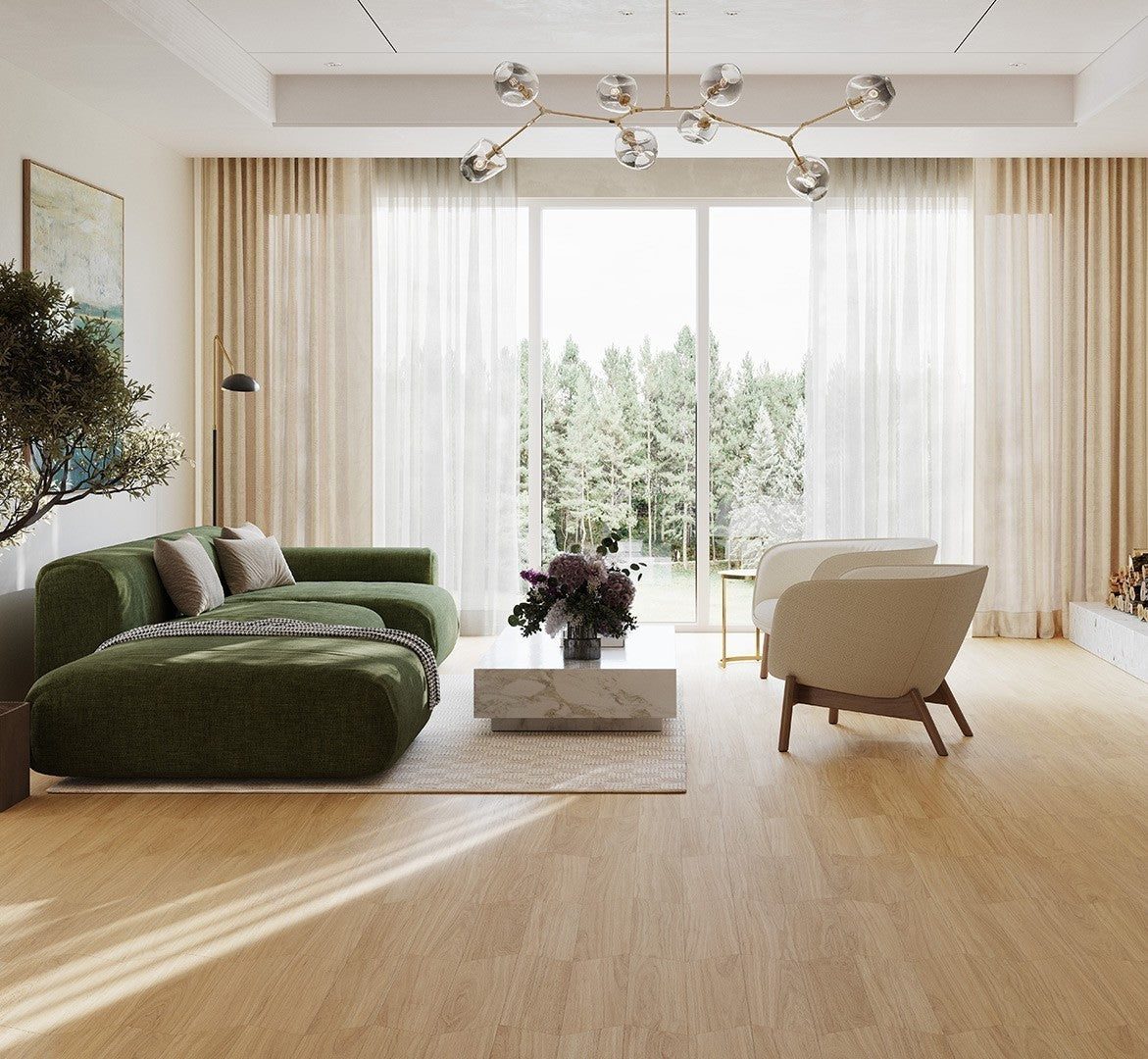 Designvloer Vinyl Trendtime 10 Eiken Oxford karamelbruin zijdemat.struc minivellingkant